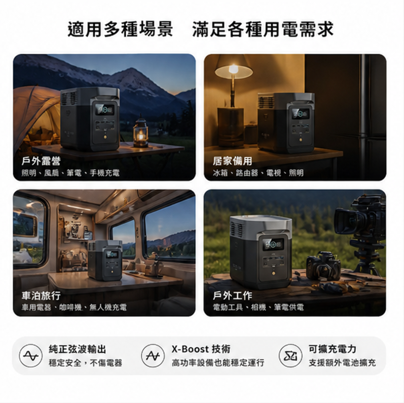 Ecoflow Delta 2 戶外儲能電源