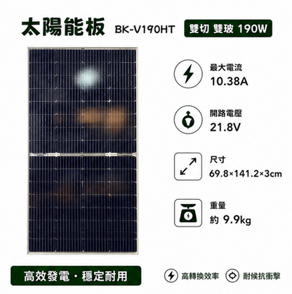 太陽能板 HT系列 雙玻雙切 (小板)