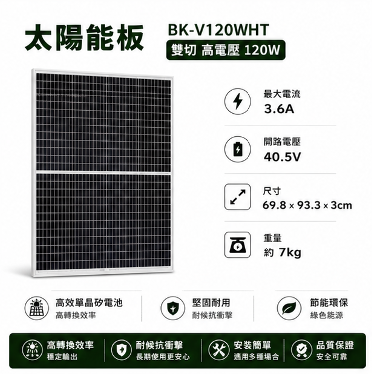 太陽能板 高電壓 雙玻雙切 (小板)