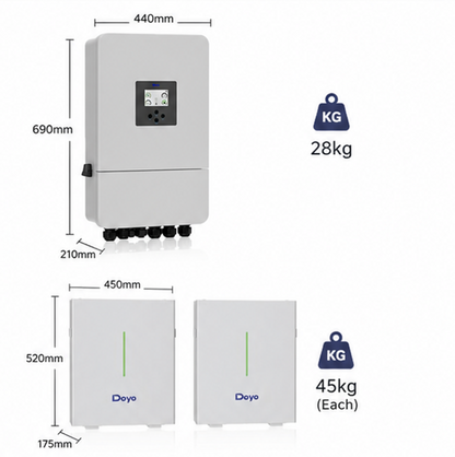 Deye 10KW主機 + 20度電 儲能