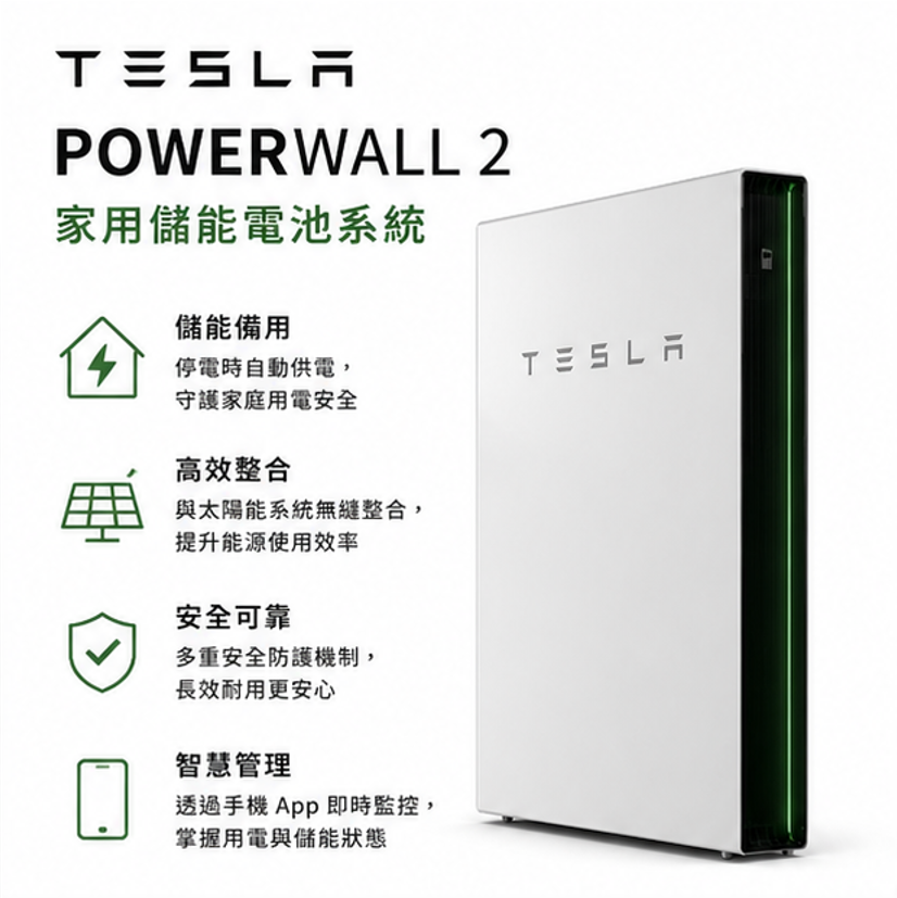 一套Powerwall + Gateway