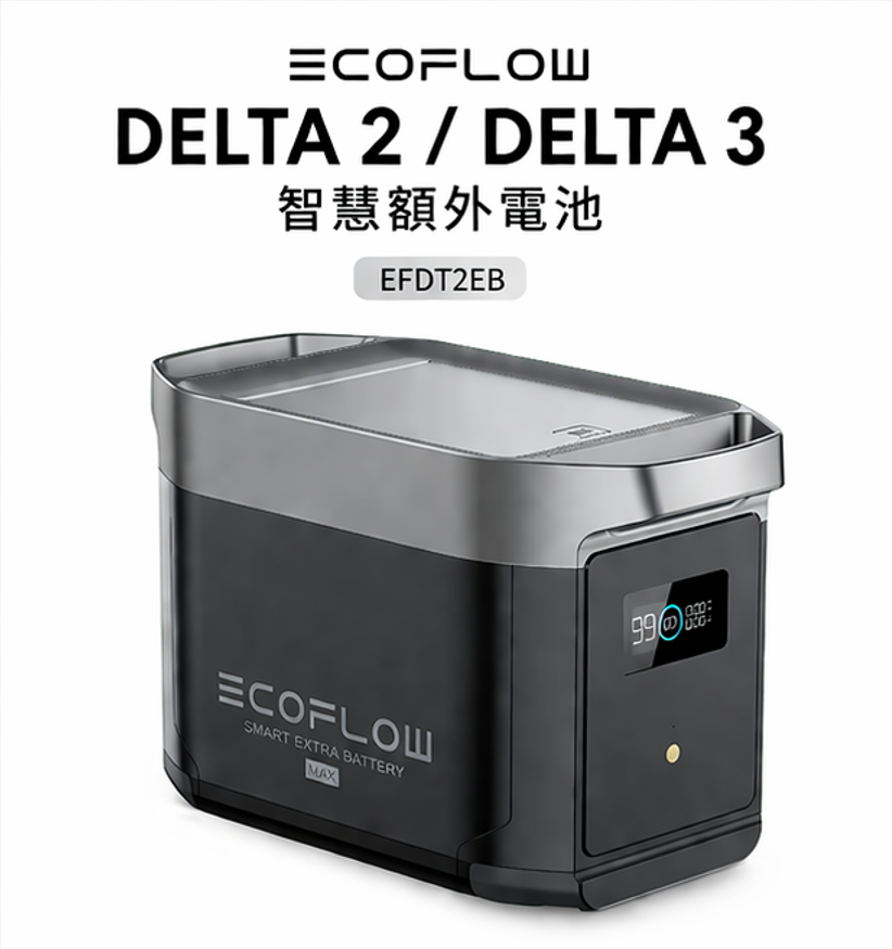 EcoFlow 額外電池 一度電 (EFDT2-EB) - 預購中