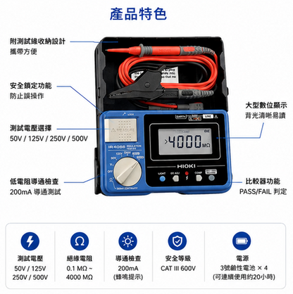 HIOKI IR4056-20 絕緣高阻計