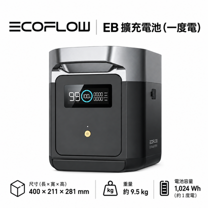 EcoFlow DELTA 3 戶外儲能電源 1024Wh 1800W